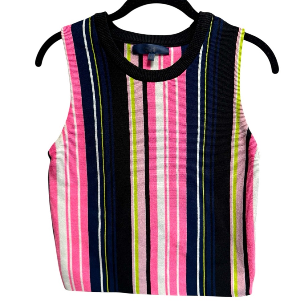 RACHEL RACHEL ROY Women’s Sleeveless Multicolored Striped Tank Top Size Small
